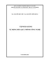 Bài giảng Tự động hóa quá trình công nghệ 