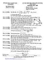 Đề thi chọn HSG tỉnh Toán 9 năm học 2019 – 2020 sở GDĐT Lâm Đồng
