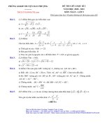 Đề thi giữa kì 1 Toán 9 năm 2020 – 2021 phòng GDĐT Đan Phượng – Hà Nội