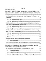  đề tài tác động của tăng trưởng kinh tế đến phát triển con người tại tỉnh hưng yên 