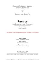 Student solutions manual  physics for scientists and engineers   8th 