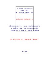 Nâng cao chất lượng đội ngũ công chức tư pháp cấp phường, xã trên địa bàn thành phố đồng hới, tỉnh quảng bình  