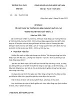 KẾ HOẠCH tổ CHỨC hội THI TRẠNG NGUYÊN NHỎ TUỔI