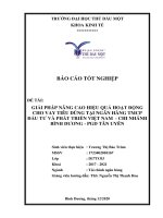 Giải pháp nâng cao hiệu quả hoạt động cho vay tiêu dùng tại ngân hàng tmcp đầu tư và phát triển việt nam   chi nhánh bình dương   pgd tân uyên  