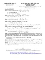 Đề HSG Toán 9 cấp huyện năm 2019 – 2020 phòng GDĐT Sông Lô – Vĩnh Phúc