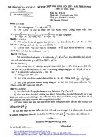 Đề chọn học sinh giỏi Toán 9 năm 2020 – 2021 sở GDĐT thành phố Hà Nội