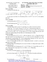 Đề học sinh giỏi tỉnh Toán 9 năm 2020 – 2021 sở GDĐT Quảng Nam