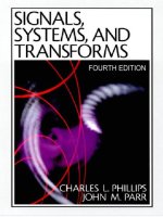 Signals systems and transforms 4e by philips 