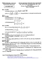 Đề chọn học sinh giỏi Toán THCS năm 2020 – 2021 phòng GDĐT thành phố Vĩnh Long
