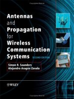 Antennas and propagation for wireless communication systems, 2nd ed 