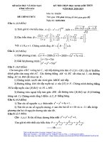Đề thi chọn học sinh giỏi Toán THCS năm 2020 – 2021 sở GDĐT Yên Bái