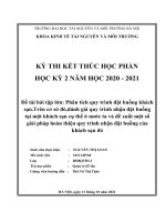 Phân tích quy trình đặt buồng khách sạn.Trên cơ sở đó,đánh giá quy trình nhận đặt buồng tại  khách sạn Golden Sea và đề xuất một số giải pháp hoàn thiện quy trình nhận đặt buồng của khách sạn Golden Sea