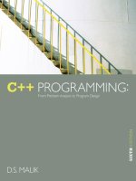 C++ programming from problem analysis to program design, 6th edition 
