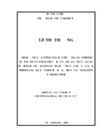 Ảnh hưởng của công tác bồi thường, giải phóng mặt bằng và tái định đối đời sống của  các hộ dân bị ảnh hưởng bởi dự án xây dựng đường cứu hộ cứu nạn, phòng chống lụt bão hồ kẻ gỗ huyện cẩm xuyên, tỉnh hà tĩnh 