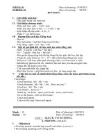 Unit 1 Back to school