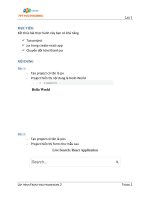 Tài liệu lập trình front end reactjs - lab 1