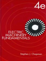 Electric machinery fundamentals 4e 