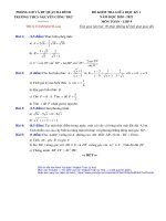 Đề thi giữa kì 1 Toán 9 năm 2020 – 2021 trường THCS Nguyễn Công Trứ – Hà Nội