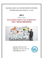 Hoạch định chiến lược marketing xúc xích minions