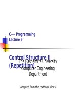 C++ lecture 6 
