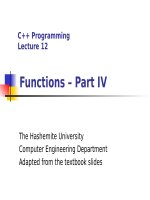 C++ lecture 12 