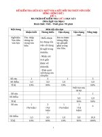 Đề đáp án kiểm tra giữa kì 1 ngữ văn 6, kết nối tri thức với cuộc sống