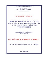 Hoàn thiện công tác quản lý dự án đầu tư xây dựng tại ban quản lý dự án đầu tư xây dựng – sở xây dựng tỉnh quảng bình 