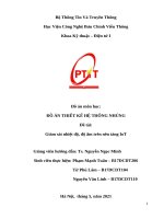 Đồ án thiết kế hệ thống nhúng, học viện công nghệ bưu chính viễn thông (1) 