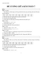 De Cuong On Tap Giua Ki 2 Toan 7