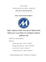 Thực hành nghề nghiệp 2