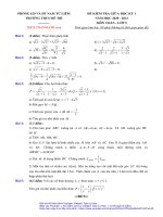 Đề thi giữa kì 1 Toán 9 năm 2020 – 2021 trường THCS Mễ Trì – Hà Nội