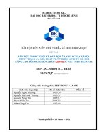 DÂN TỘC TRONG THỜI KỲ QUÁ độ LÊN CHỦ NGHĨA XÃ HỘI  THỰC TRẠNG VÀ GIẢI PHÁP PHÁT TRIỂN KINH TẾ XÃ HỘI, NÂNG CAO đời SỐNG ĐỒNG BÀO KHƠME ở VIỆT NAM HIỆN NAY 