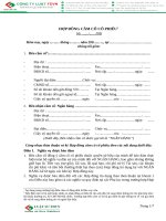 HỢP ĐỒNG cầm cố cổ PHIẾU 