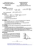 Đề thi học kì 1 Toán 9 năm 2020 – 2021 phòng GDĐT Gia Lâm – Hà Nội