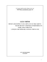 Giáo trình Bảo dưỡng và sửa chữa cơ cấu trục khuỷu thanh truyền và bộ phận cố định động cơ (Nghề Công nghệ ô tô)