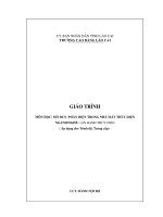 Giáo trình Phần điện trong nhà máy thủy điện (Nghề Vận hành thủy điện)