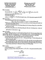 Đề thi học kì 1 Toán 9 năm 2020 – 2021 trường THPT chuyên Hà Nội – Amsterdam