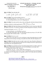 Đề thi HK1 Toán 9 năm 2019 – 2020 phòng GDĐT Thủ Đức – TP HCM