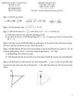 Đề thi học kỳ 1 Toán 9 năm 2019 – 2020 phòng GDĐT Củ Chi – TP HCM