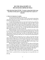 bài thu hoạch hồ sơ hành chính 09