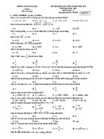 Đề thi học kỳ 1 Toán 9 năm 2020 – 2021 phòng GDĐT Ân Thi – Hưng Yên