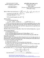 Đề thi HK1 Toán 9 năm học 2020 – 2021 phòng GDĐT Bắc Từ Liêm – Hà Nội