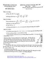 Đề thi cuối kì 1 Toán 9 năm học 2020 – 2021 sở GDĐT Đà Nẵng