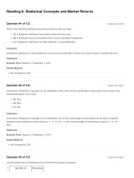 Reading 08 statistical concepts and market returns  questions and answers 