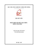 Phát hiện mã độc dựa trên phân tích mẫu 