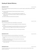 Reading 46 market efficiency questions and answers 