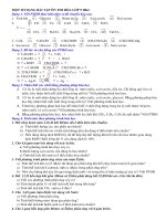 Mot so bai tap on thi hoa 9 hk2