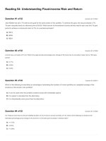 Reading 54 understanding fixed income risk and return questions and answers 