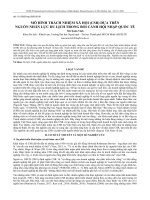 Mô hình trách nhiệm xã hội (CSR) dựa trên nguồn nhân lực du lịch trong bối cảnh hội nhập quốc tế