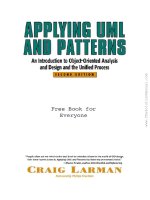 Applying UML and patterns IntroToOOADandUP 